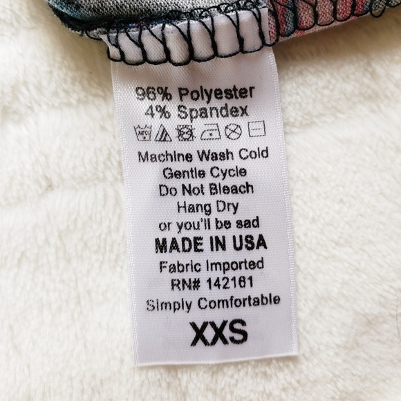 NWOT Lularoe Black Makeup Irma Size XXS - Picture 6 of 8